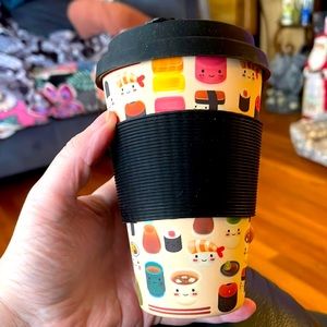 NEW in BOX SUSHI Designb 14oz PLANT-Based Travel Mug! Hot/Cold Bevvies!